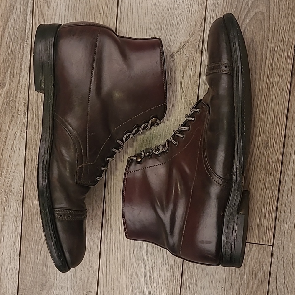ALDEN for‎ J.Crew 39628H Color 8 Shell Cordovan Leather Boot Mens Size 10.5 B/D
